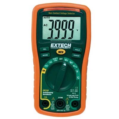 EXTECH EX330 12 Function Mini Multimeter Non-Contact Voltage