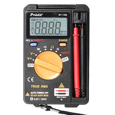 Pro'sKit MT-1506 Pocket True RMS Auto Range Multimeter