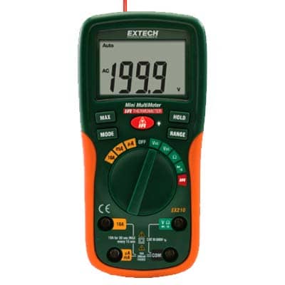 EXTECH EX210 8 Function Mini Digital Multimeter