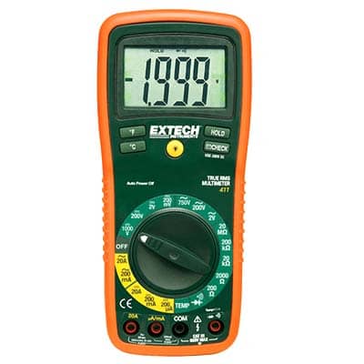 EXTECH EX411 8 Function True RMS Professional Multimeter
