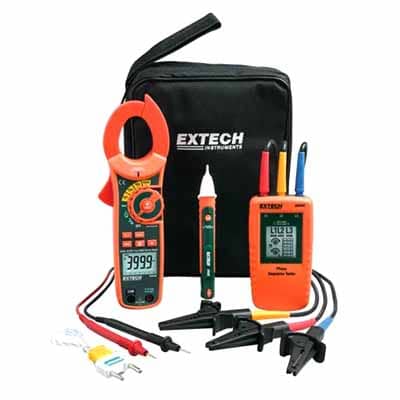 EXTECH MA640-K Phase Rotation Clamp Meter Test Kit
