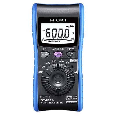 Hioki DT4224 True RMS Pocket Digital Multimeter
