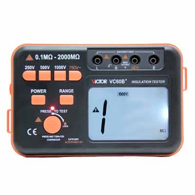 VICTOR VC60B+ Digital Insulation Resistance Tester